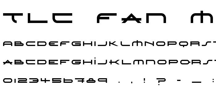 TLC Fan Mail font